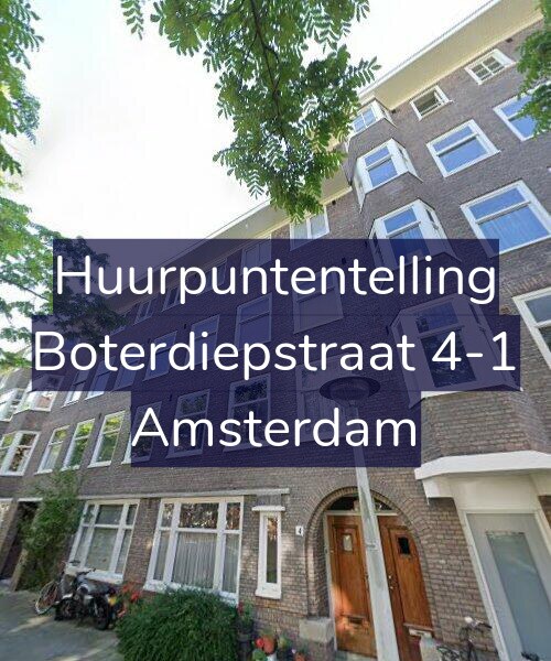 Foto gevel Huurpuntentelling voor Boterdiepstraat 4-1, Amsterdam