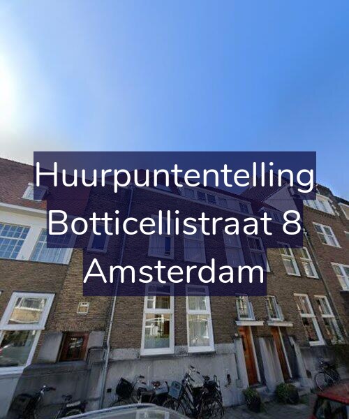 Foto gevel Huurpuntentelling voor Botticellistraat 8, Amsterdam