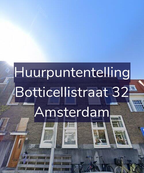 Foto gevel Huurpuntentelling voor Botticellistraat 32, Amsterdam