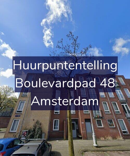 Foto gevel Huurpuntentelling voor Boulevardpad 48, Amsterdam