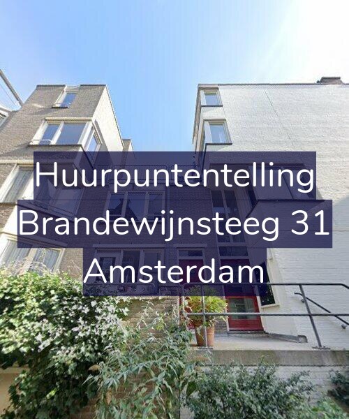 Foto gevel Huurpuntentelling voor Brandewijnsteeg 31, Amsterdam