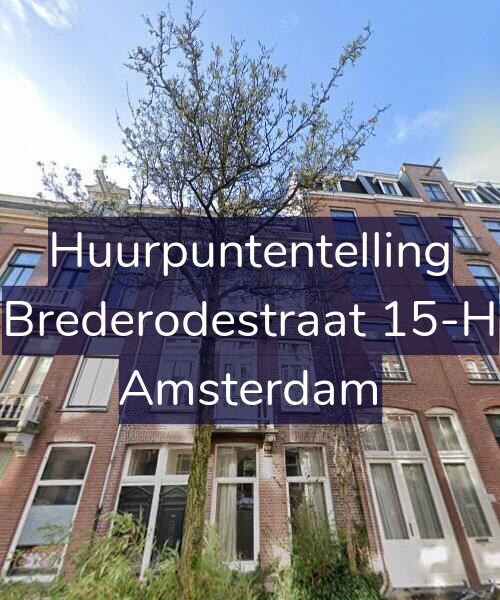 Foto gevel Huurpuntentelling voor Brederodestraat 15-H, Amsterdam