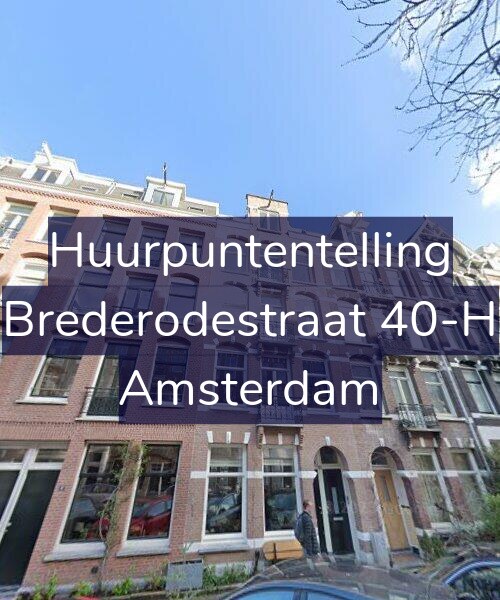 Foto gevel Huurpuntentelling voor Brederodestraat 40-H, Amsterdam