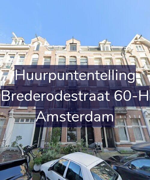 Foto gevel Huurpuntentelling voor Brederodestraat 60-H, Amsterdam