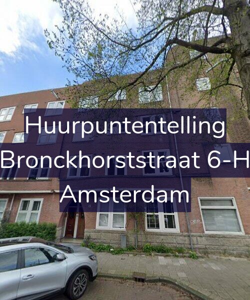 Foto gevel Huurpuntentelling voor Bronckhorststraat 6-H, Amsterdam