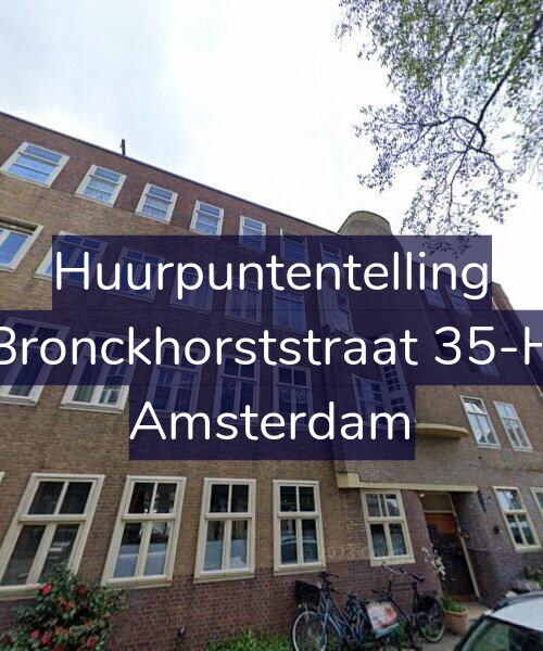 Foto gevel Huurpuntentelling voor Bronckhorststraat 35-H, Amsterdam