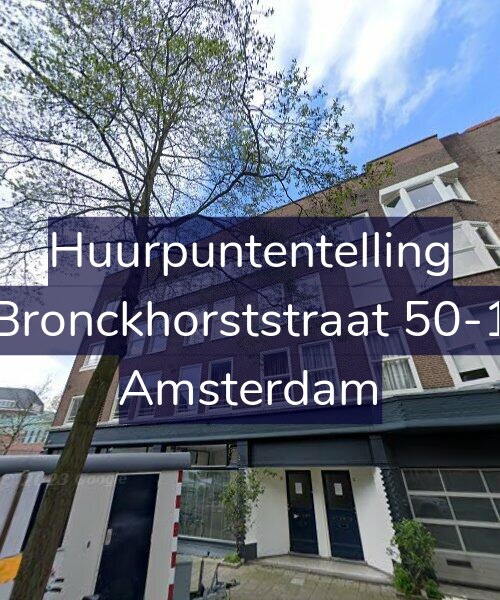 Foto gevel Huurpuntentelling voor Bronckhorststraat 50-1, Amsterdam
