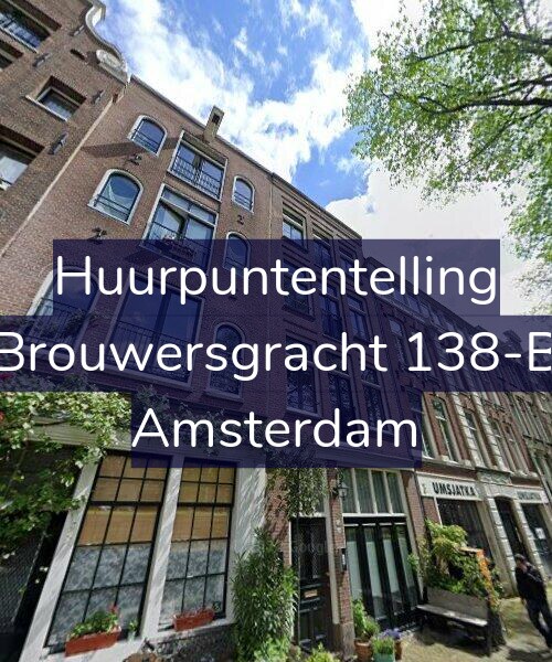 Foto gevel Huurpuntentelling voor Brouwersgracht 138-B, Amsterdam