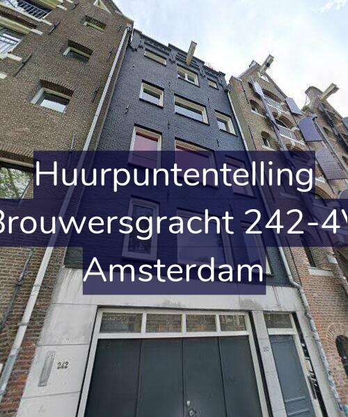 Foto gevel Huurpuntentelling voor Brouwersgracht 242-4V, Amsterdam