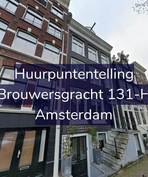 Foto gevel Huurpuntentelling voor Brouwersgracht 131-H, Amsterdam