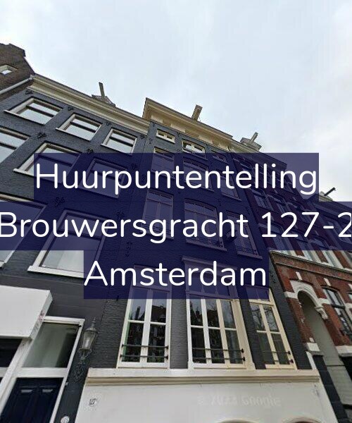 Foto gevel Huurpuntentelling voor Brouwersgracht 127-2, Amsterdam