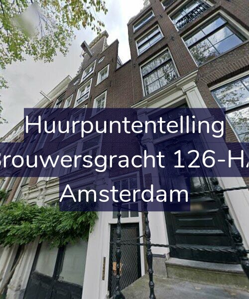 Foto gevel Huurpuntentelling voor Brouwersgracht 126-HA, Amsterdam