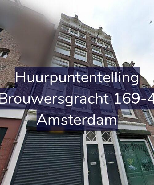 Foto gevel Huurpuntentelling voor Brouwersgracht 169-4, Amsterdam