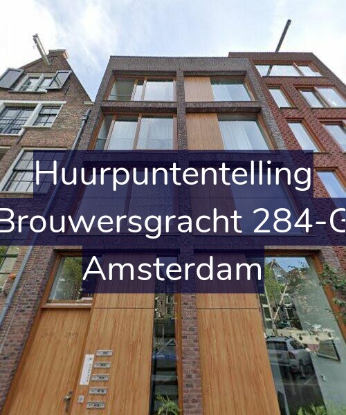 Foto gevel Huurpuntentelling voor Brouwersgracht 284-G, Amsterdam