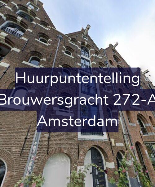 Foto gevel Huurpuntentelling voor Brouwersgracht 272-A, Amsterdam