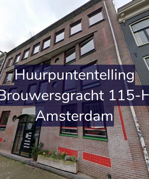 Foto gevel Huurpuntentelling voor Brouwersgracht 115-H, Amsterdam