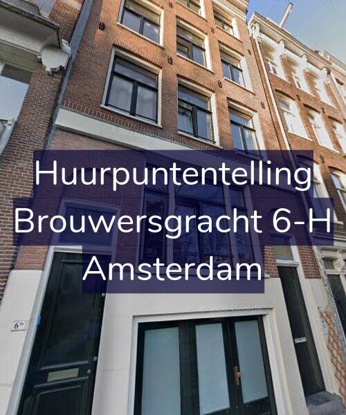 Foto gevel Huurpuntentelling voor Brouwersgracht 6-H, Amsterdam