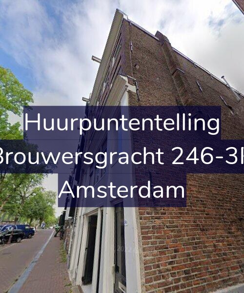 Foto gevel Huurpuntentelling voor Brouwersgracht 246-3R, Amsterdam