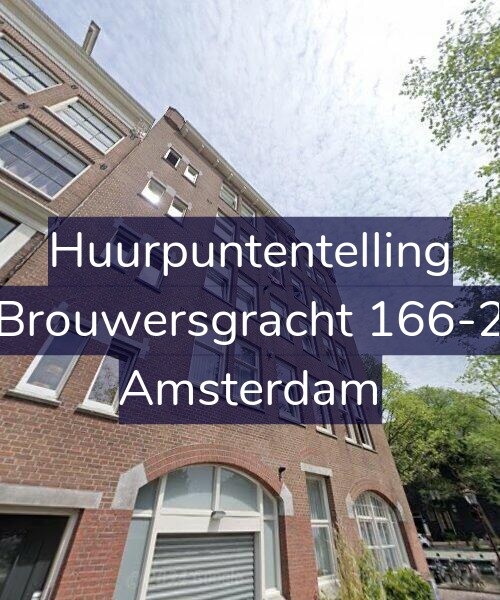 Foto gevel Huurpuntentelling voor Brouwersgracht 166-2, Amsterdam