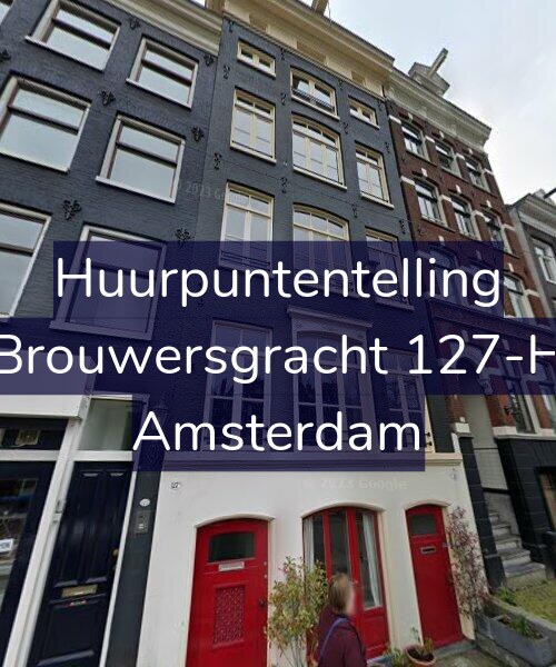 Foto gevel Huurpuntentelling voor Brouwersgracht 127-H, Amsterdam