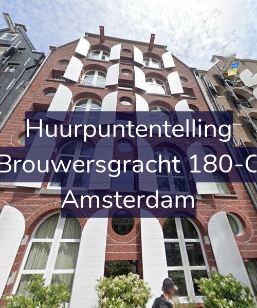 Foto gevel Huurpuntentelling voor Brouwersgracht 180-C, Amsterdam