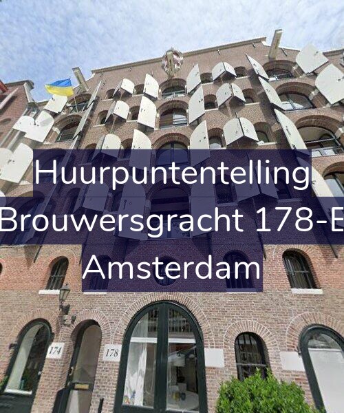 Foto gevel Huurpuntentelling voor Brouwersgracht 178-E, Amsterdam