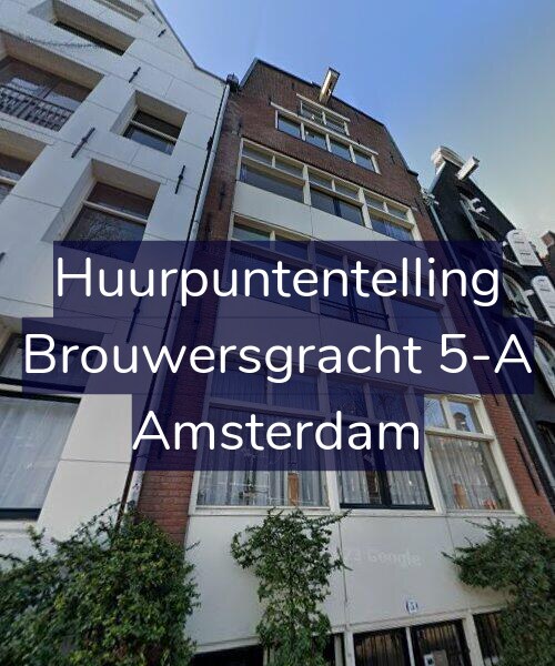 Foto gevel Huurpuntentelling voor Brouwersgracht 5-A, Amsterdam