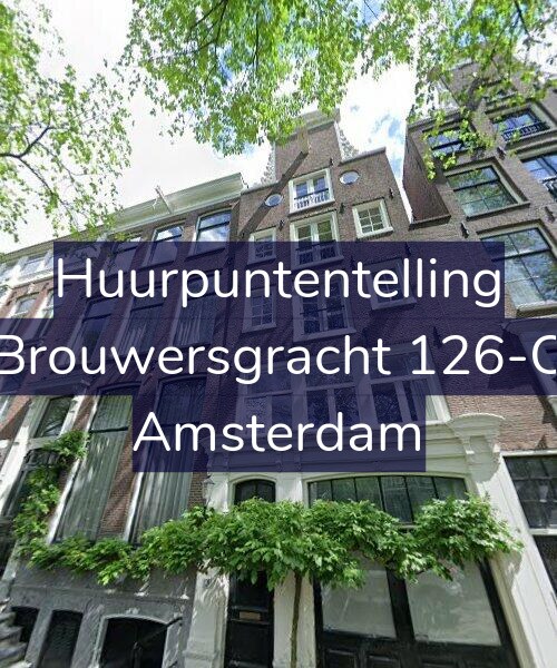 Foto gevel Huurpuntentelling voor Brouwersgracht 126-C, Amsterdam