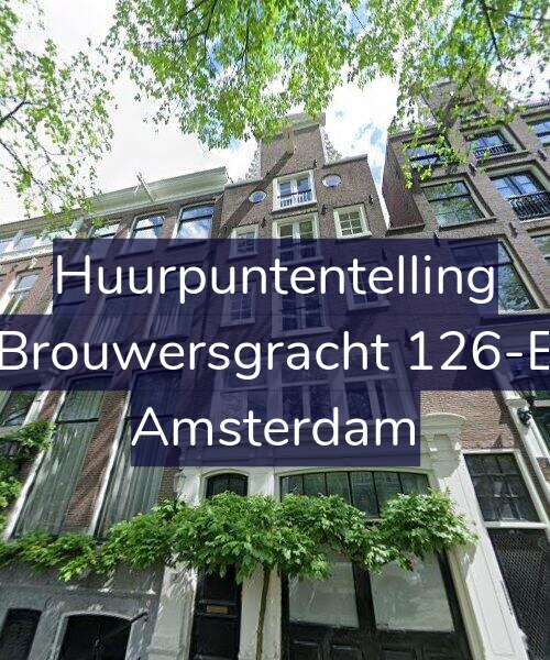 Foto gevel Huurpuntentelling voor Brouwersgracht 126-E, Amsterdam