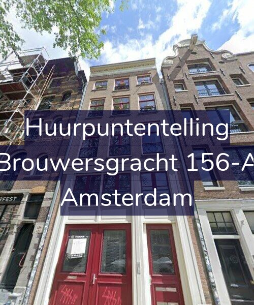 Foto gevel Huurpuntentelling voor Brouwersgracht 156-A, Amsterdam