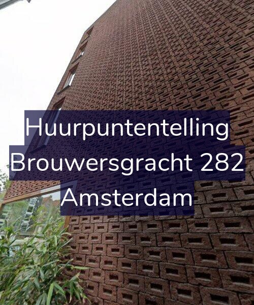 Foto gevel Huurpuntentelling voor Brouwersgracht 282, Amsterdam