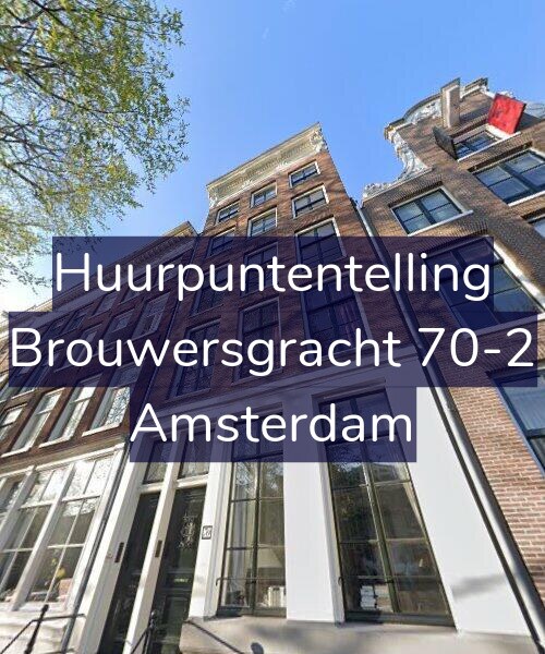 Foto gevel Huurpuntentelling voor Brouwersgracht 70-2, Amsterdam