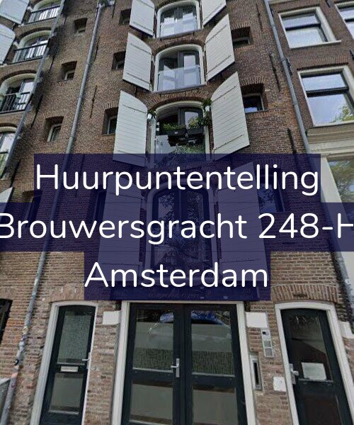 Foto gevel Huurpuntentelling voor Brouwersgracht 248-H, Amsterdam