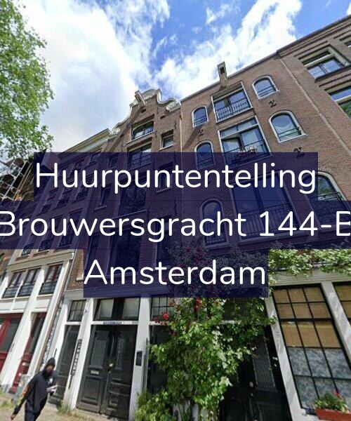 Foto gevel Huurpuntentelling voor Brouwersgracht 144-B, Amsterdam