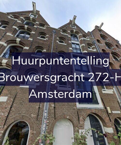 Foto gevel Huurpuntentelling voor Brouwersgracht 272-H, Amsterdam