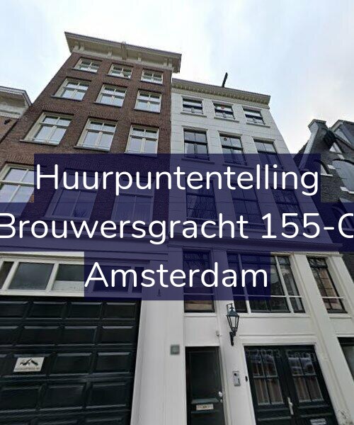 Foto gevel Huurpuntentelling voor Brouwersgracht 155-C, Amsterdam