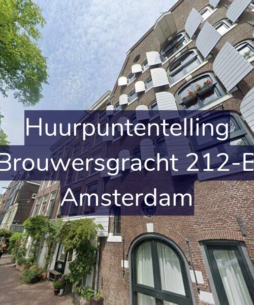 Foto gevel Huurpuntentelling voor Brouwersgracht 212-B, Amsterdam