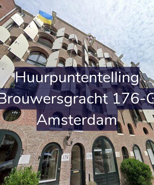 Foto gevel Huurpuntentelling voor Brouwersgracht 176-G, Amsterdam