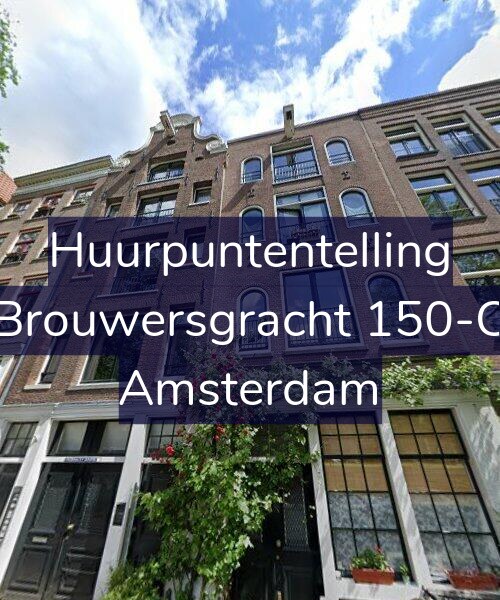 Foto gevel Huurpuntentelling voor Brouwersgracht 150-C, Amsterdam