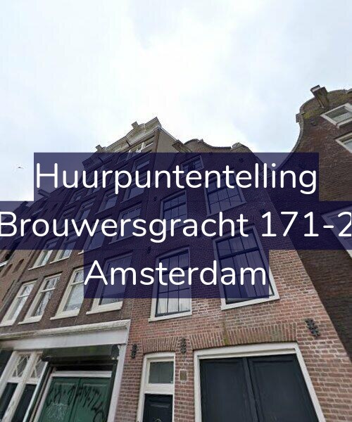 Foto gevel Huurpuntentelling voor Brouwersgracht 171-2, Amsterdam