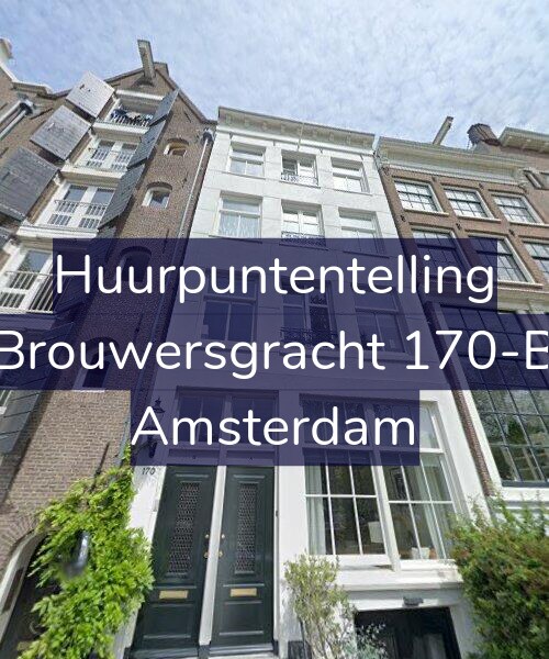 Foto gevel Huurpuntentelling voor Brouwersgracht 170-B, Amsterdam