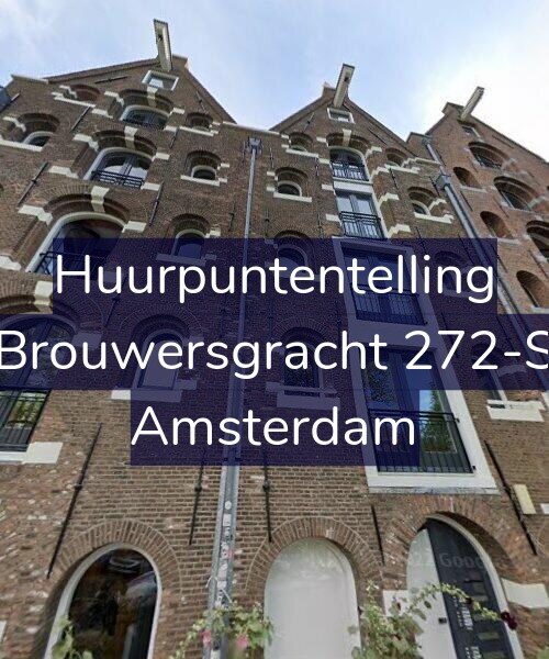 Foto gevel Huurpuntentelling voor Brouwersgracht 272-S, Amsterdam