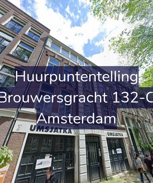 Foto gevel Huurpuntentelling voor Brouwersgracht 132-C, Amsterdam