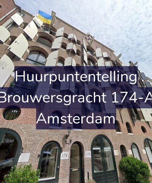Foto gevel Huurpuntentelling voor Brouwersgracht 174-A, Amsterdam