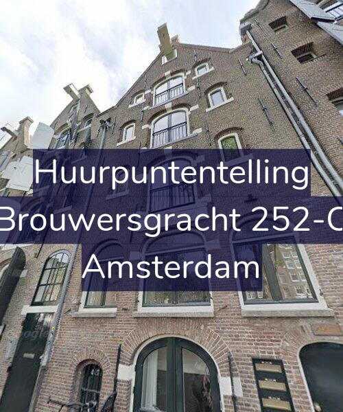 Foto gevel Huurpuntentelling voor Brouwersgracht 252-C, Amsterdam
