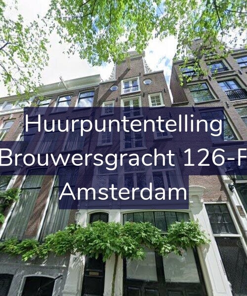 Foto gevel Huurpuntentelling voor Brouwersgracht 126-F, Amsterdam