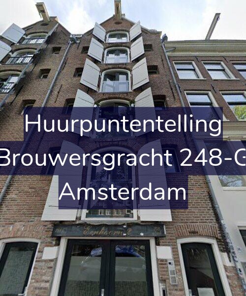 Foto gevel Huurpuntentelling voor Brouwersgracht 248-G, Amsterdam