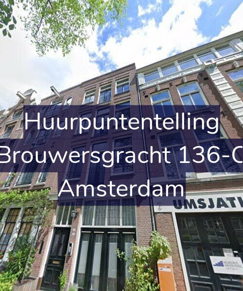 Foto gevel Huurpuntentelling voor Brouwersgracht 136-C, Amsterdam