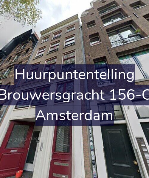 Foto gevel Huurpuntentelling voor Brouwersgracht 156-C, Amsterdam