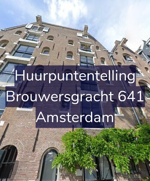 Foto gevel Huurpuntentelling voor Brouwersgracht 641, Amsterdam